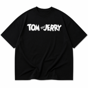 black oversized t shirt