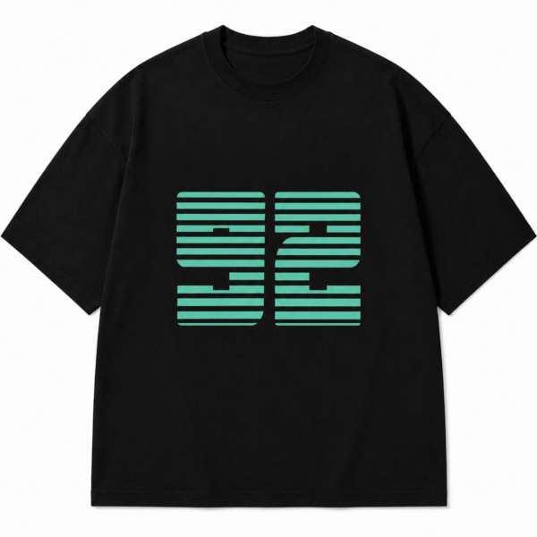 Black 92 oversized t shirt