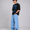 Oversized T-Shirt for Men – Black Graphic Streetwear Tee | The Weeknd Inspired Design | East Forge