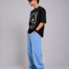 **Oversized T-Shirt for Men – Black Graphic Streetwear T-Shirt | Abstract Print Tee | East Forge**