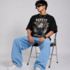 Oversized Black Tshirt for Men | Premium Streetwear Popaye Graphic