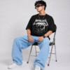 Metallica T-Shirt for Men | Oversized Black Graphic Tee – East Forge