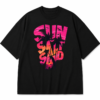 Oversized T-Shirt for Men – Black Graphic Streetwear Tee
